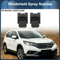 thumbnail image 3 of Unique Bargains Windshield Washer Nozzle Front Windshield Spray Nozzles Wiper Spray Washer Jet With 1.2 Meter Fluid Hose No.8538112300 for Toyota Camry 07-15 Black, 3 of 7