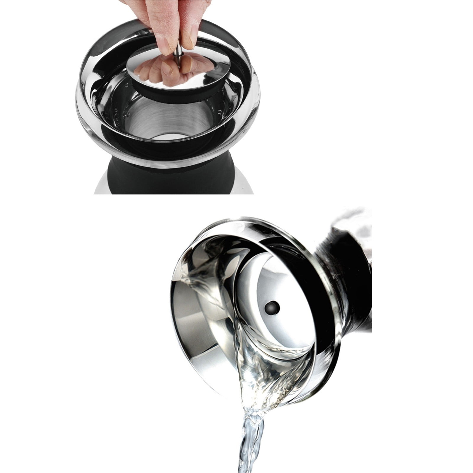 Glass Carafe With Lid Borosilicate Drip Glass Pitcher For Hot/Cold Water Ice Tea And Juice Beverage