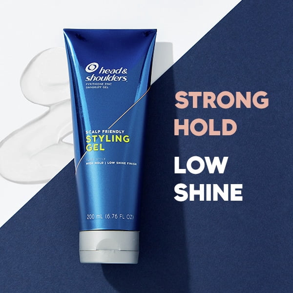 Head and Shoulders Anti-Dandruff Styling Hair Gel for Men, 6.76 fl oz