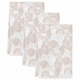 thumbnail image 2 of Nautical Seashell Kitchen Towels Set of 3, Summer Coastal Marine Shells Beige Absorbent Dish Towels for Kitchen, Microfiber Hand Towel, Quick Drying Tea Towel for Cleaning Decorative Dishcloths, 2 of 7
