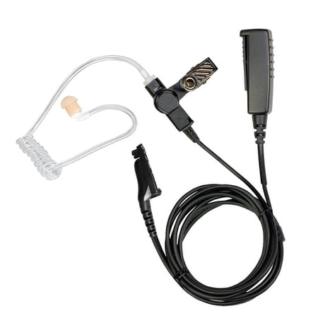 PRYME SPM-2383 2-Wire Microphone Surveillance Style Lapel w/Acoustic Tub Ear Piece