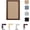 Black, variant on Ghent's Fabric 36" x 30" 1 Door Enclosed Bulletin Board in Beige