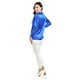 thumbnail image 3 of Blusa de satin con lazo Roman Fashion /Juvenil, 5101 (Azul rey) azul G, 3 of 6