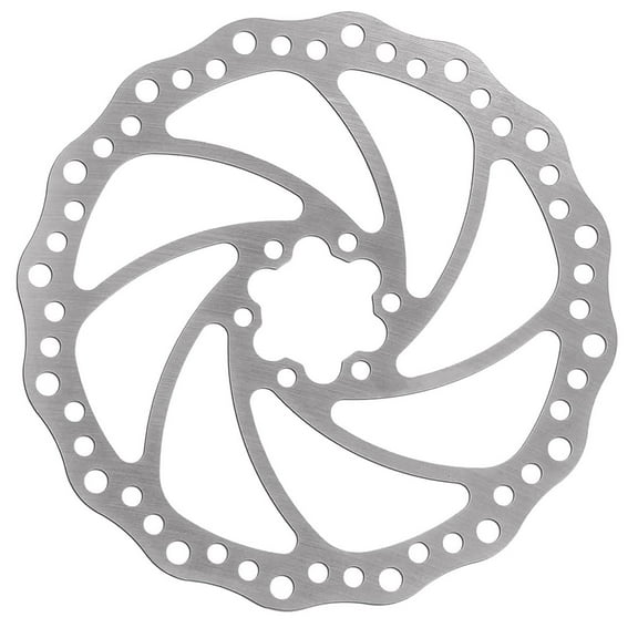 Bicycle brake disc 160mm 1-piece stainless steel 6-hole universal bicycle-