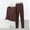 Suit-542Brown, variant on Gamivast Thermal Underwear Women Set Scoop Neck Long Sleeve Top & Pants Base Layer Winter Warm Long Johns Soft Sleepwear Ski Suits Comfy Fit