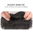 thumbnail image 3 of Messy Straight Hair Bun Synthetic Chignon Donut Updo Hairpieces Elastic Band Short Ponytail Extension, 3 of 6