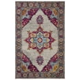 thumbnail image 4 of SAFAVIEH Merlot Rosamund Floral Area Rug, Cream/Multi, 6'7" x 6'7" Round, 4 of 10