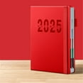 Clearance! 2025 Academic Planner 2025 Monthly Tabs Daily Organizer Twin Wire Binding Pocket