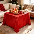 thumbnail image 5 of Sequin Tablecloth 47.24 x 47.24 Inches, Sparkling Polyester Table Cover for Wedding Birthday Party Events, Glitter Decorative Table Linen for Halloween Thanksgiving Christmas Home Decor, 5 of 7