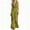 Army Green, variant on zbxnLI Womens V Neck Dress Fashion Ruffle Trim Maxi Dresses for Women Casual Side Slit Flowy Hem Long Sundress