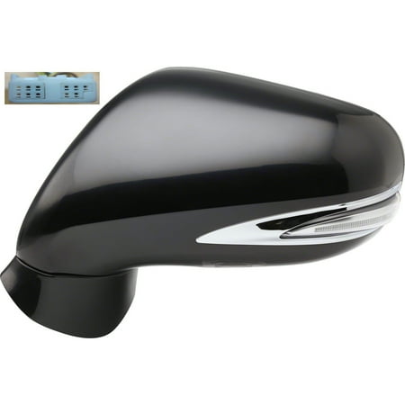 New OEM Side Mirror Left w/o Luxury/Sport Pkg Starfire White Code 077 8794053401A1 fits 2006-2013 Lexus IS250 Base Sedan 4-Door