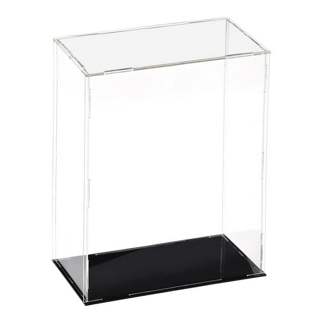 Unique Bargains Acrylic Clear Display Case Box Dustproof Protection Showcase Cube Collectibles Show Box 20x10x30cm