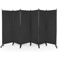thumbnail image 1 of Costway Biombo de 6 Paneles Separador de Ambientes Plegable con Ruedas Bloqueables Divisor para Salón y Dormitorio 334,5 x 30 x 172 cm, 1 of 10