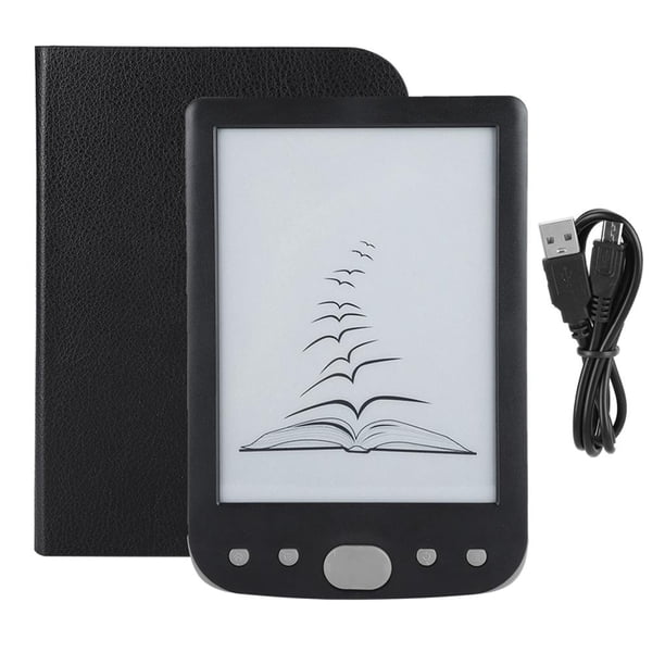 Methold Lector de libros electrónicos de fácil lectura con tinta electrónica HD de 6 pulgadas Lector de libros electrónicos con tarjeta TF de 32 GB Juegos de teclado y mouse para computadora
