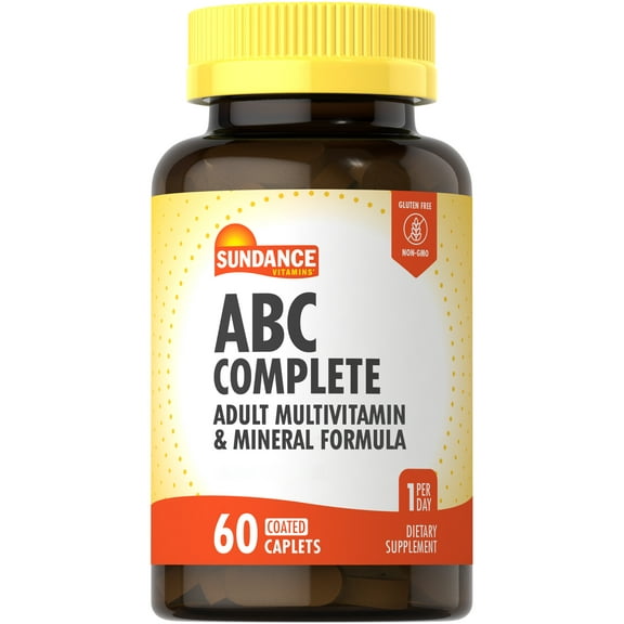ABC Complete Multivitamin | 60 Caplets for Men and Women | by Sundance
