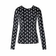 thumbnail image 1 of Camisa Elástica Estampado Marine Serre Camisa/Corta New Crescent Manga Luna Completo Joven-negro-L Bolígrafo Bolígrafo Bolígrafo de papelería, 1 of 1