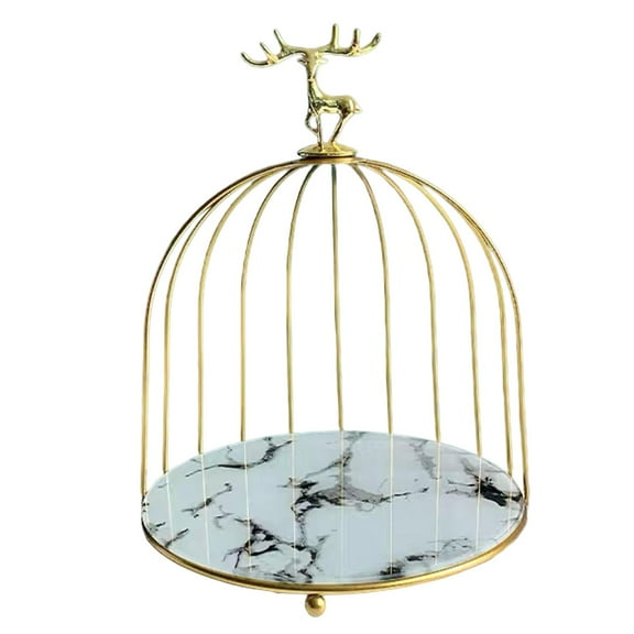 Nordic Makeup Organizer Skincare Product Bird Cage for Bedroom Bathroom Tier