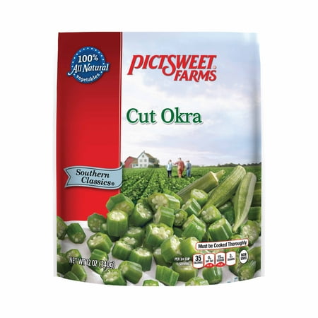 Pictsweet Farms Cut Okra, Southern Classics, Frozen Vegetables, 12 oz.