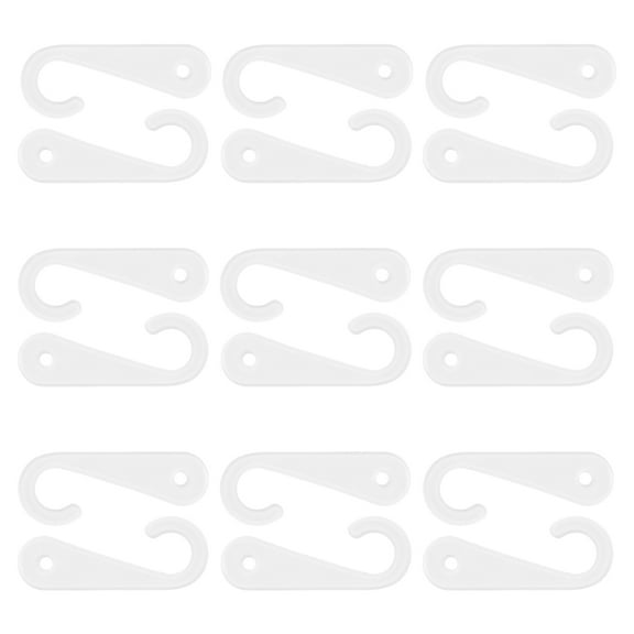 ADDHAT J Hooks 1.77X0.59X0.08in Plastic Transparent For Socks Hats Retail Display 200Pcs