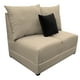 thumbnail image 1 of Love Seat El Bazar Store Orlando Beige Tela Lino nacional, Sillon 2 plazas, Modular, 1 of 5