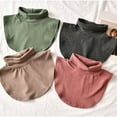 thumbnail image 5 of Women Winter Warm Turtleneck Dickey False Fake Collar Solid Color Detachable Half Top Shirt Sweater Hoodie Accessories, 5 of 6
