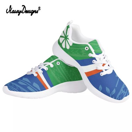 

Noisydesigns Marshall Island Flag Pattern Woman White Sole Print On Demand Woman Flats Sneakers Breahtable Spring/Autumn Shoes