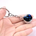 thumbnail image 2 of 12 Constellation Glow In The Dark Creative Galaxy keychain, Pisces-1, 2 of 4