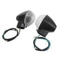 thumbnail image 4 of Motorcycle Turn Signal Light, Energy Saving  Heat Resistant Front Rear 2pcs Indicator Lamp  For Motorbike Accessories Dark Brown,Black,Transparent, 4 of 8