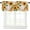 Sunflowerzag0275, variant on Valance Curtain for Kitchen, Burnt Orange and Grey Modern Art Artwork Fall Window Valance for Living Room Scroll,Rod Pocket Valances for Bedroom Decor,Window Treatment Valance 1 Panel 18" x 54"