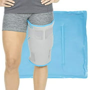 Arctic Flex Ice Pack for Injuries (4 in 1) - Large Reusable Cold or Hot Gel Wrap, Flexible, Soft for Back, Knee, Shoulder, Ankle, Back and Elbow - Cooler Compress Therapy - Adults, Women, Men