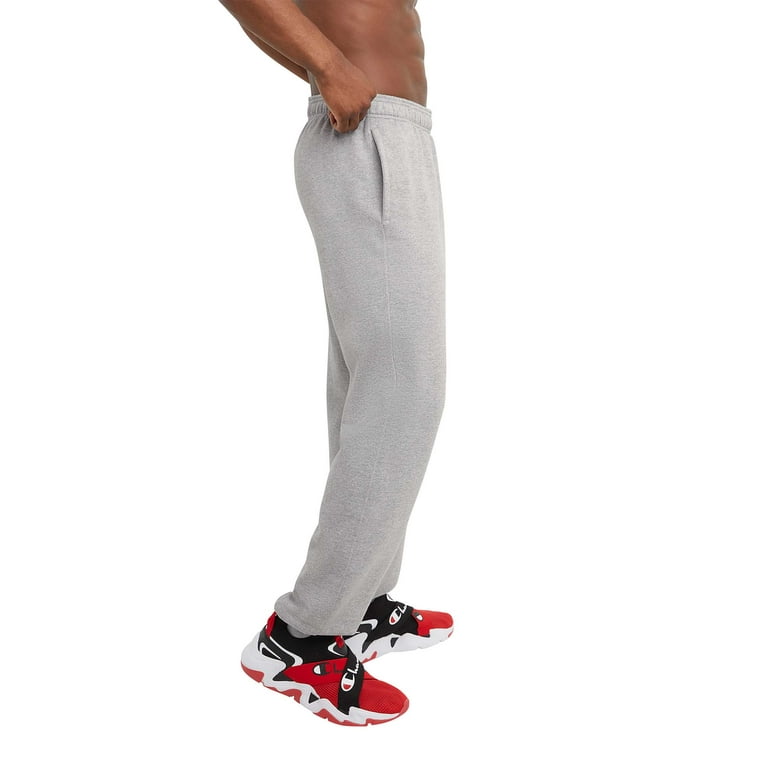 Champion Men's and Big Men's Powerblend Fleece Relaxed Bottom Pants, up to Size 4XL Champion Men's and Big Men's Powerblend Fleece Relaxed Bottom Pants, up to Size 4XL