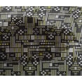 thumbnail image 4 of oneOone Viscose Chiffon Fabric Stripe & Square Geometric Decor Fabric Printed BTY 42 Inch Wide, 4 of 4