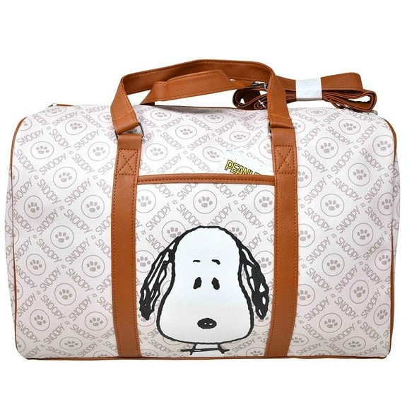 Peanuts Snoopy Duffle Bag, for Travel, School, Sports, Daycare, or Vacation