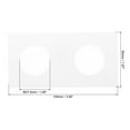 thumbnail image 2 of Uxcell 2 x 2 Coin Flips 27.5mm Cardboard Coin Holder Paper Coin Holders, White 200 Pack, 2 of 5