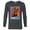 Charcoal Heather, variant on Marvel Studios X-Men ’97 Gambit Retro Trading Card- Long Sleeve T-Shirt for Men - Customized-White