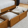 thumbnail image 5 of AFI Acadia Wood Twin Size Daybed Frame with 2 Storage Drawers, Light Toffee, 5 of 13