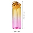 thumbnail image 3 of Agua 900 ML Botella deportiva para gimnasio Botella deportiva Botella deportiva sin BPA Amarillo, 3 of 8