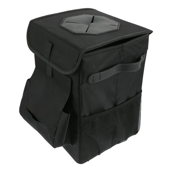 MLINS  Car Trash Can Vehicle Garbage Receptacle with Lid