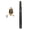 Black, variant on YAHHU Pen Fishing Rod High Strength Lightweight Pocket Fishing Rod with Reel Combo 8.27 inches / 21cm Gold
