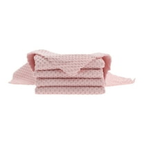 5 Pcs Kitchen Hand Towels Kitchen Dish Cloths Reusable Dishcloths for Kitchens 9.84"x9.84" Pink
