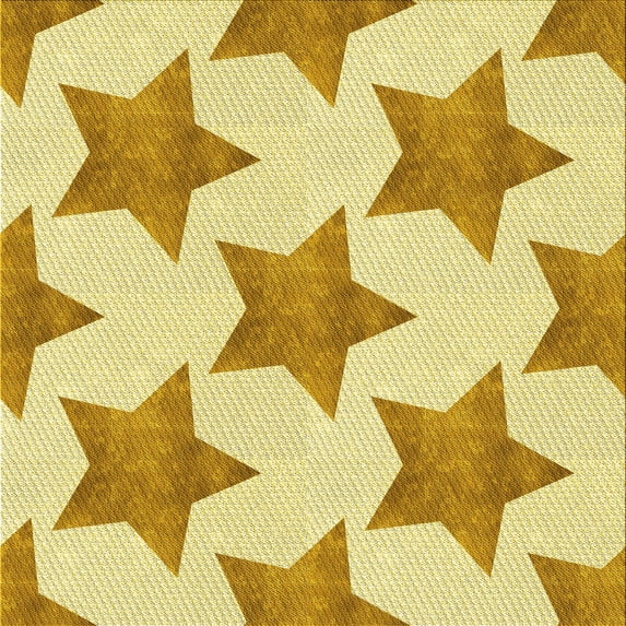 Ahgly Company Machine Washable Indoor Square Transitional Cinnamon Brown Area Rugs, 5' Square