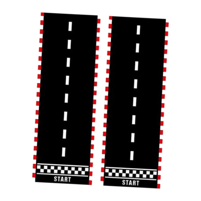2 piezas de de pista de carreras, regalos de carretera de coches de carreras de aceleración, telón de fondo resistente para fiesta temática