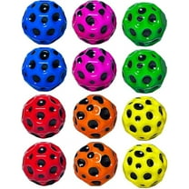 LQQBOX Super High Bouncing Ball - Lunar Crater Bouncing Ball, High Rebound Galaxy Theme Gifts-Easy to Grip and Catch - for Indoor and Outdoor Use - 12 Pcs
