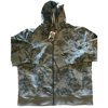 Eddie Bauer Women's Warm Fleece Long Sleeve Zip Up V-Neck Hoodie W/ Pockets (Floral Print, XXL)