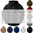 thumbnail image 3 of Thousandth Men's Half Zip Hoodie Pullover Casual Athletic Sweatshirt with Side Pocket Soft Fleece Winter Hooded Top for Gym, 3 of 8