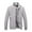 Gray, variant on Leesechin Men Big & Tall Jacket Zipper Pocket Ribbed Hem Non-hooded Sports Solid Top Coat
