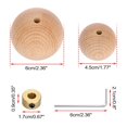 thumbnail image 5 of YQHWQ Inch Shank Cable Drill Guide Bumper Ball Set Flexible Shank Mounting Drill Guide Kit Flexible In-Wall Drill Guide Tool, 5 of 5