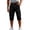 E3-Black, variant on Men's Long Cargo Shorts Elastic Waist Long Blew Knee Capri Shorts Multi-Pocket Below Knee 3/4 Pants Relaxed Fit Running Hiking Capri Pants,Blue 3XL