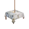 Fall Maple Leaf Bird Outdoor Tablecloth - 54