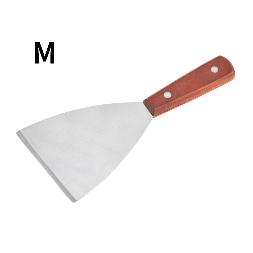 Dido Flexible Turner Stainless Steel Spatula Wooden Handle Utensil